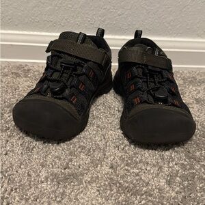 Kids Black and Brown Outdoor Shoes